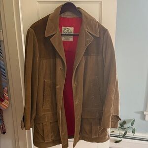 Men's Tan Corduroy Field Jacket